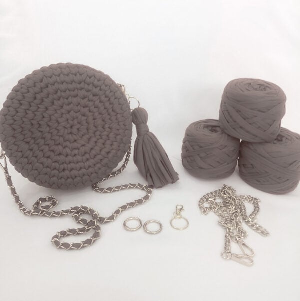 Kit Básico Bolso Victoria Gris Pardo