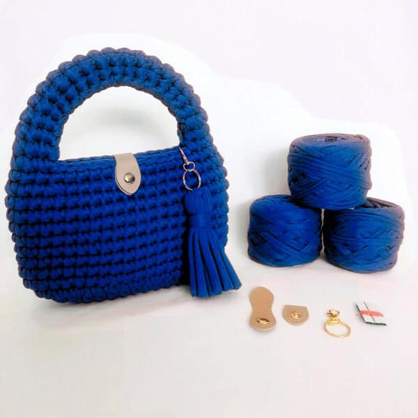 Kit Básico Bolso Celina Azul Rey
