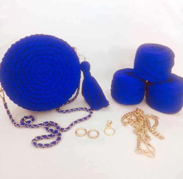 Kit Básico Bolso Victoria Azul Rey