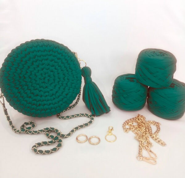 Kit Básico Bolso Victoria Verde Botella