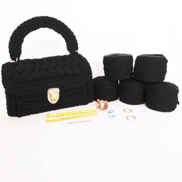 Kit con Tutorial Bolso Siena Negro